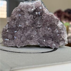 Amethyst specimen with inclusions
